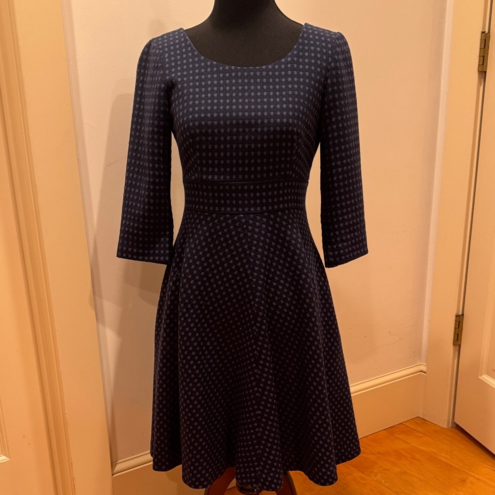 Boden Navy Blue A-Line Dress